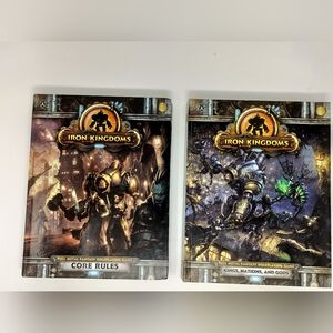 Both Iron Kingdom Core rules, Hardcover, 2012 & Kings Nations and Gods